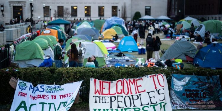 Trump, GOP seize on campus protests to depict chaos under Biden