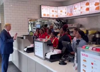 Trump meets everyday Americans at Chick-fil-A while Biden fine dines with Clintons, billionaires in DC