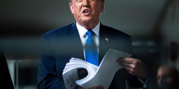 In the trial, like the election, Trump’s base is inoculated against loss