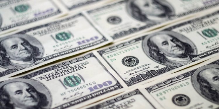 The dollar index is under slight pressure at 104.80 level