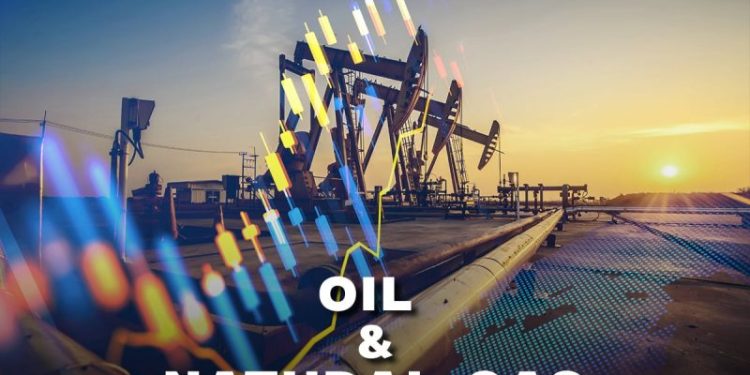 Oil and natural gas: oil rose to the weekly open price