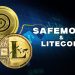 SafeMoon and Litecoin. Litecoin drops below $70.00 again
