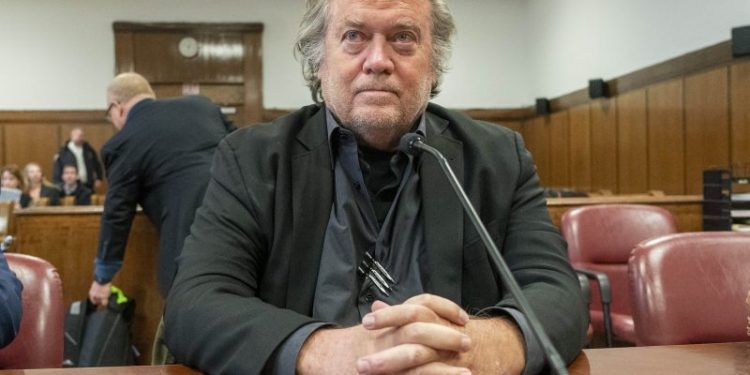 Bannon, heading to prison, says Biden withdrawal would backfire for Trump