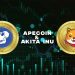 ApeCoin and Akita Inu: ApeCoin remains under pressure