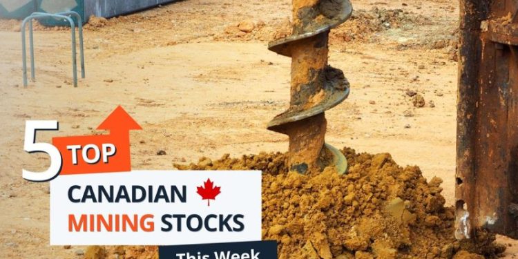 Top 5 Canadian Mining Stocks This Week: Euro Maganese Surges 82 Percent